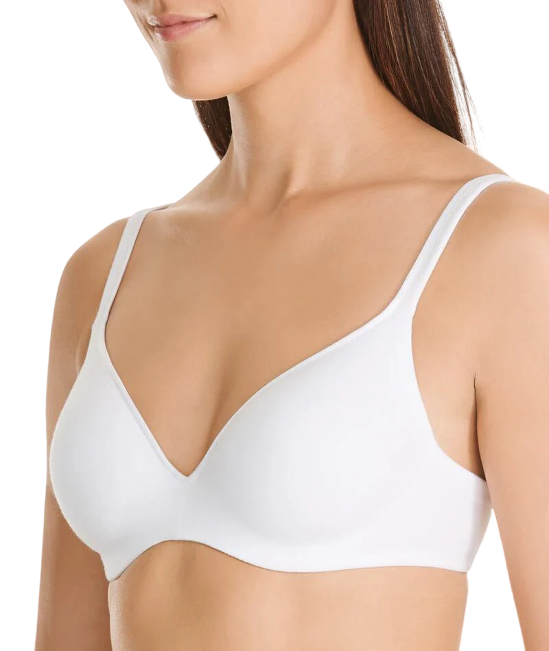 Womens Berlei Barely There Cotton Contour Bra White