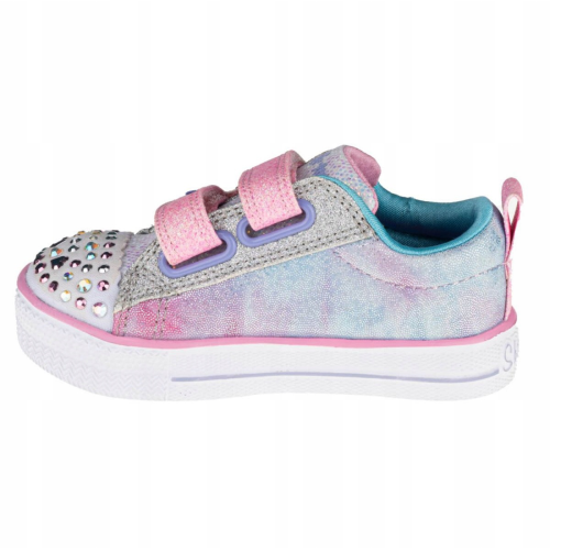 Kids Skechers Shufflelites Sweet Supply Colourful Infant Girls Light Up Sneakers