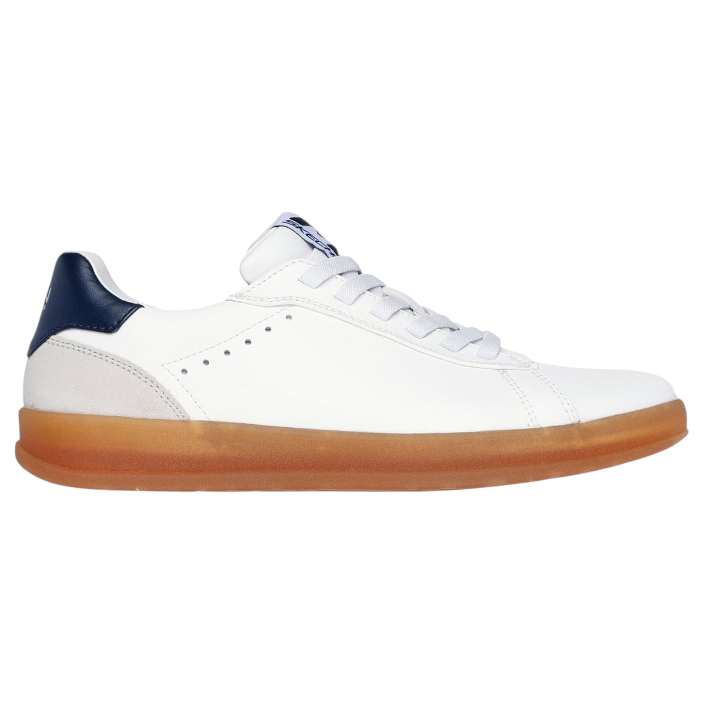 Mens Skechers New Wave Cup - Hux White Shoes