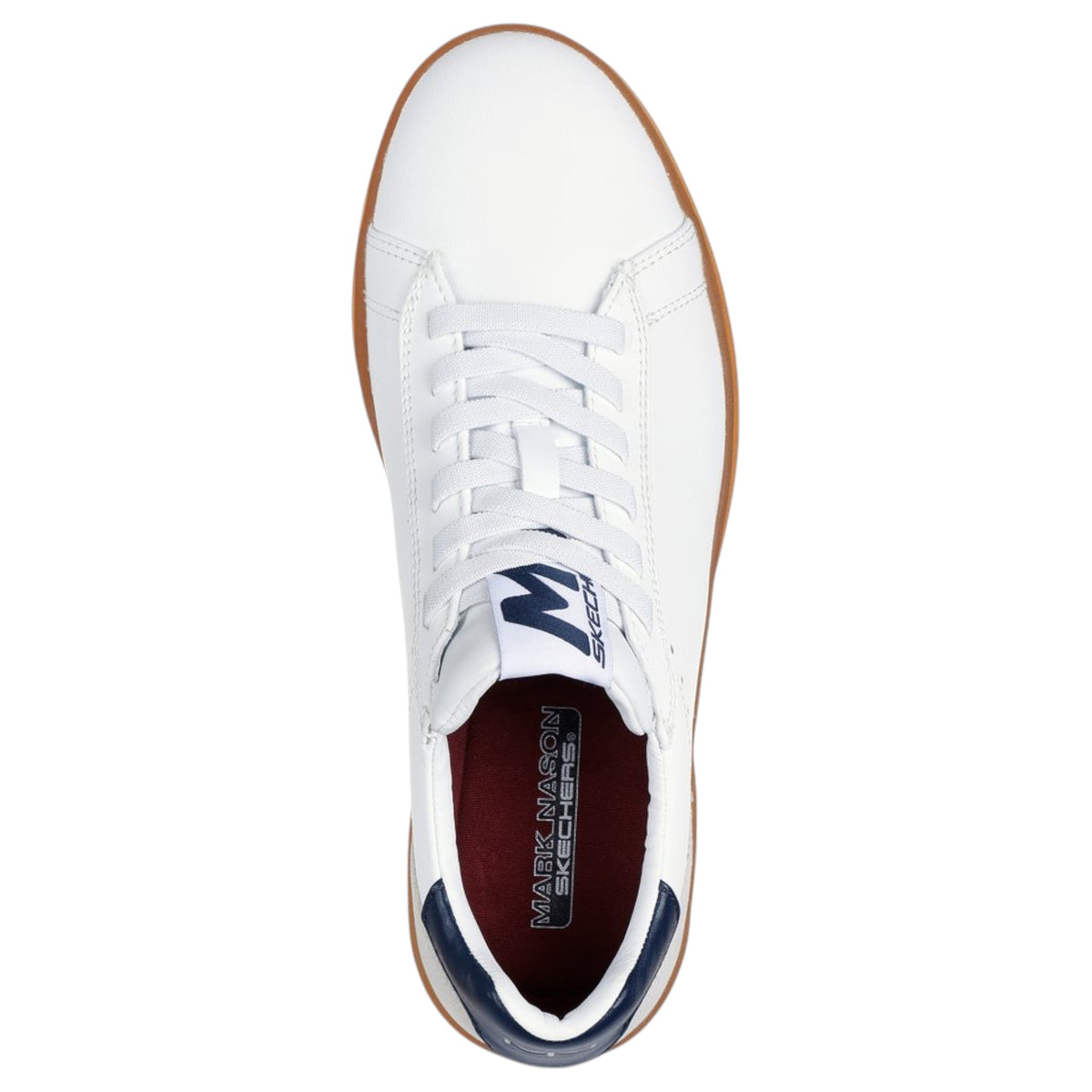 Mens Skechers New Wave Cup - Hux White Shoes