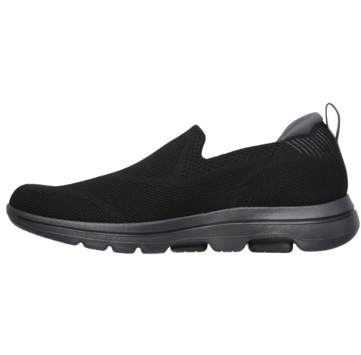 Mens Skechers Go Walk 5 Ritical Black/Charcoal Walking Shoes
