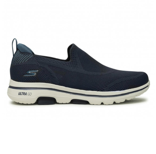 Mens Skechers Go Walk 5 Ritical Navy/Blue Walking Shoes