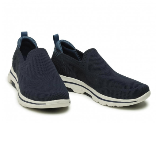 Mens Skechers Go Walk 5 Ritical Navy/Blue Walking Shoes