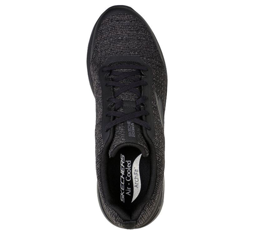 Mens Skechers Go Walk Arch Fit - Orion Shoes Black/Black