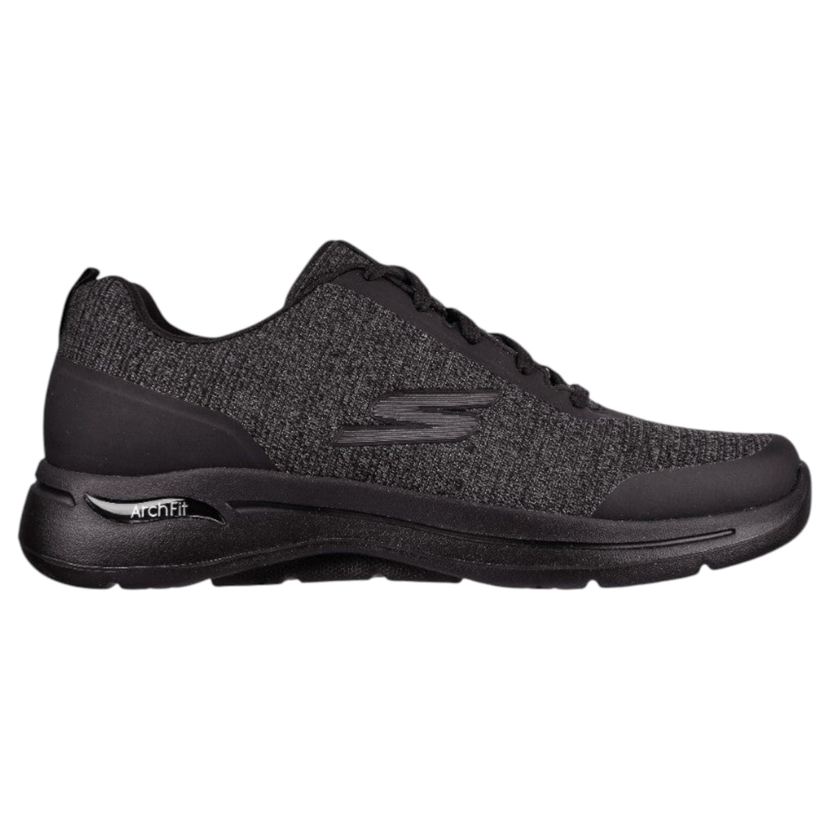 Mens Skechers Go Walk Arch Fit - Orion Black Sneaker Shoes