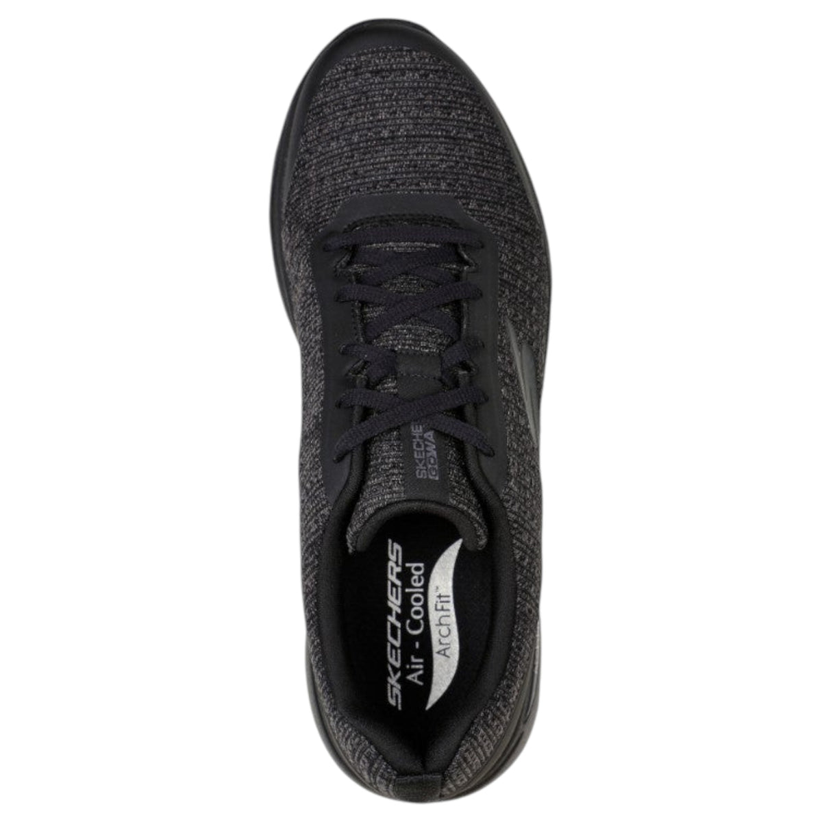 Mens Skechers Go Walk Arch Fit - Orion Black Sneaker Shoes
