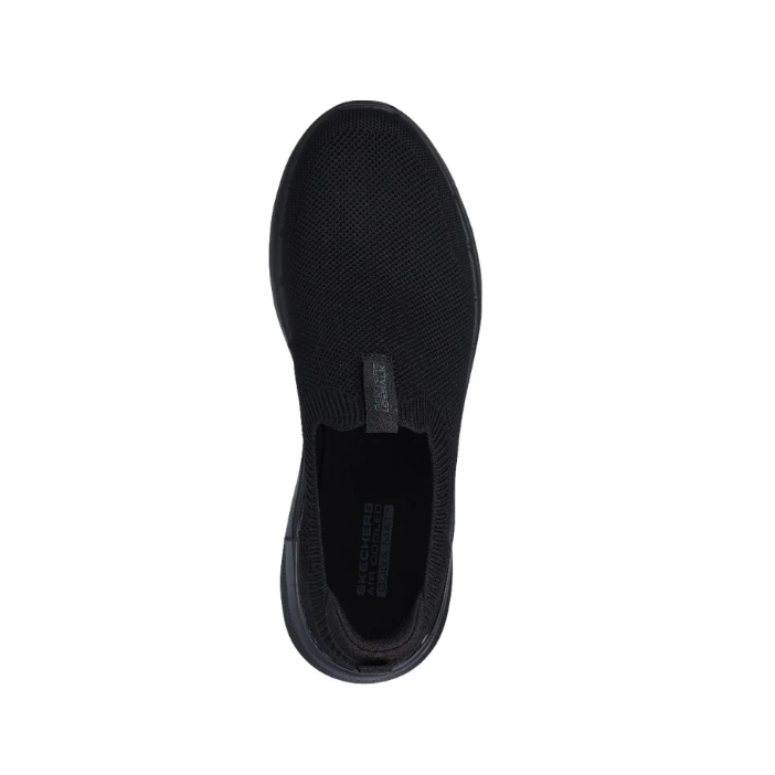 Mens Skechers Gowalk 6 - Warnock Black/Black Walking Shoes