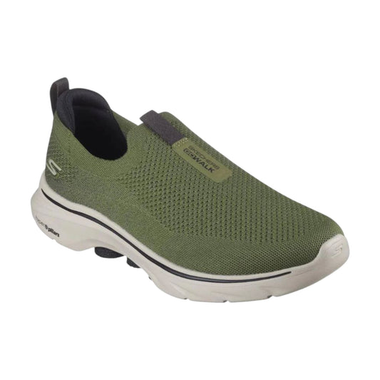 Mens Skechers Go Walk 7 Shoes Olive