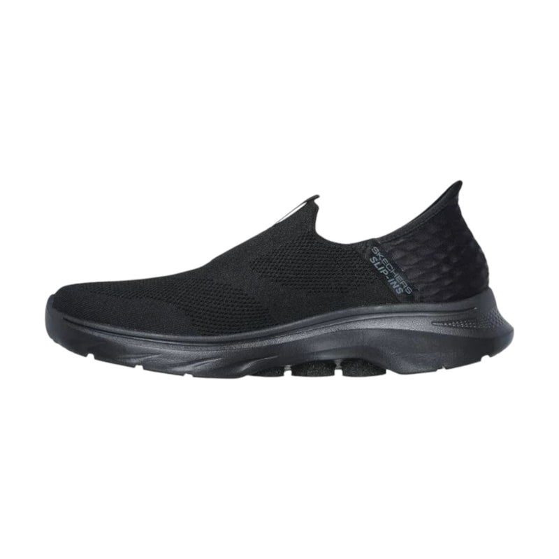 Mens Skechers Go Walk 7 - Easy On 2 Black/ Black Slip On Sneaker Shoes