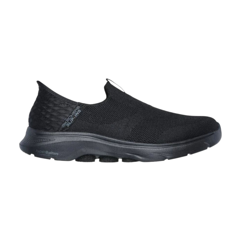 Mens Skechers Go Walk 7 - Easy On 2 Black/ Black Slip On Sneaker Shoes