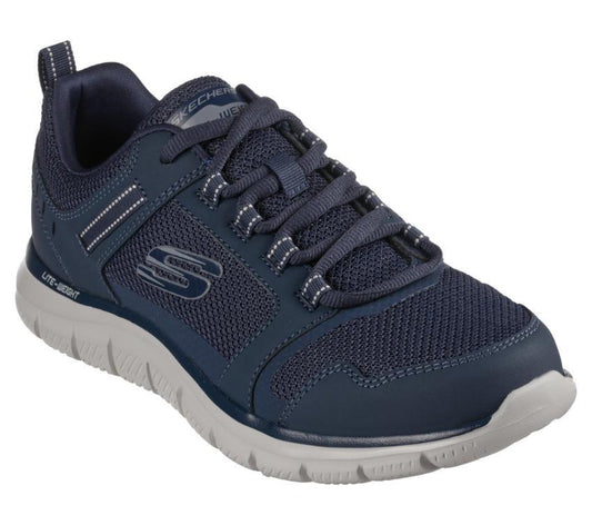 Mens Skechers Track- Knockhill Shoes Navy