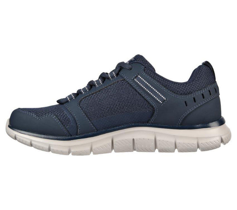Mens Skechers Track - Knockhill Navy Athletic Shoes