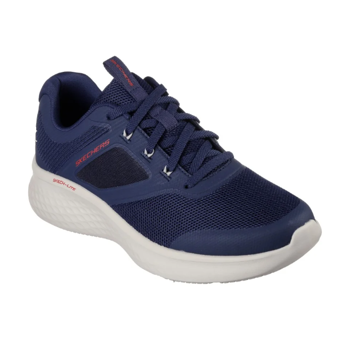 Mens Skechers Skech-Lite Pro - New Century Shoes Navy/Red