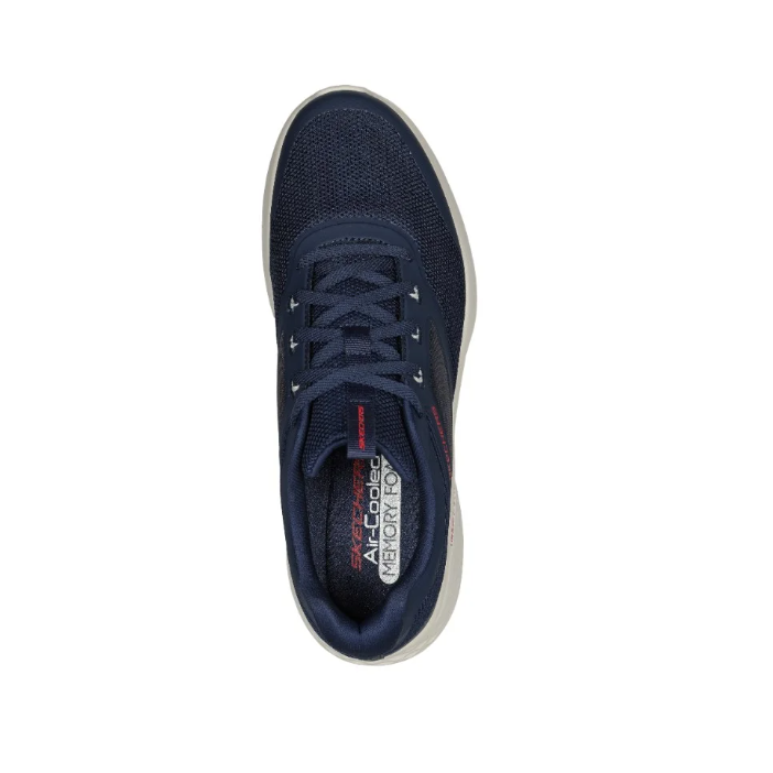 Mens Skechers Skech-Lite Pro - New Century Shoes Navy/Red