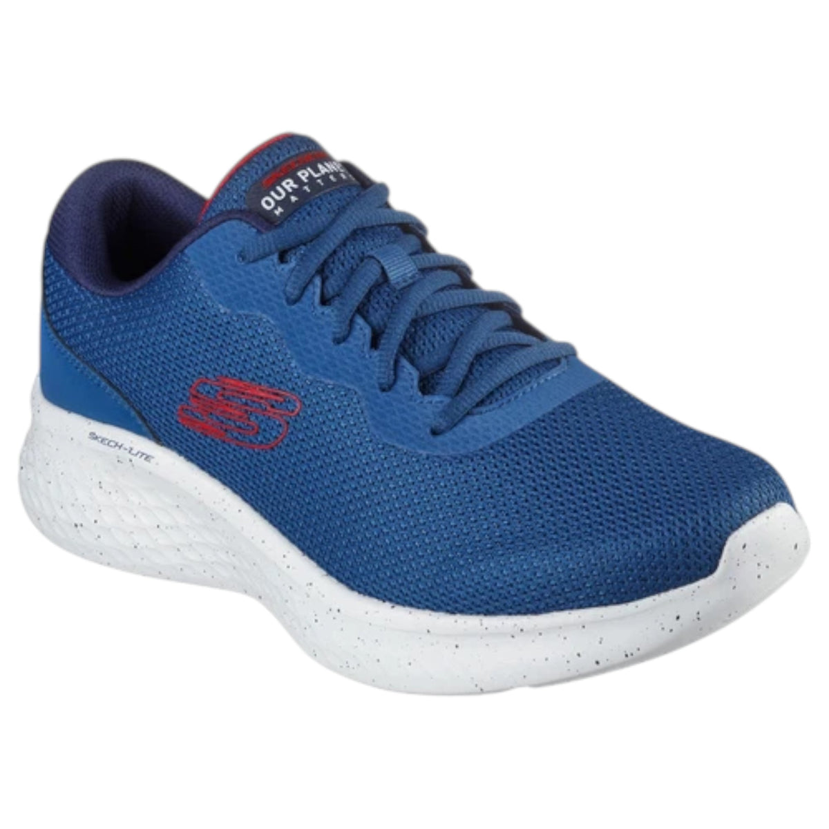 Mens Skechers Skech-Lite Pro - Planos Blue/Red Sneaker Shoes