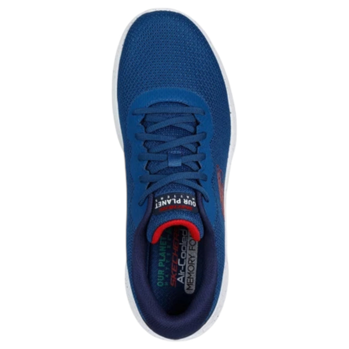Mens Skechers Skech-Lite Pro - Planos Blue/Red Sneaker Shoes