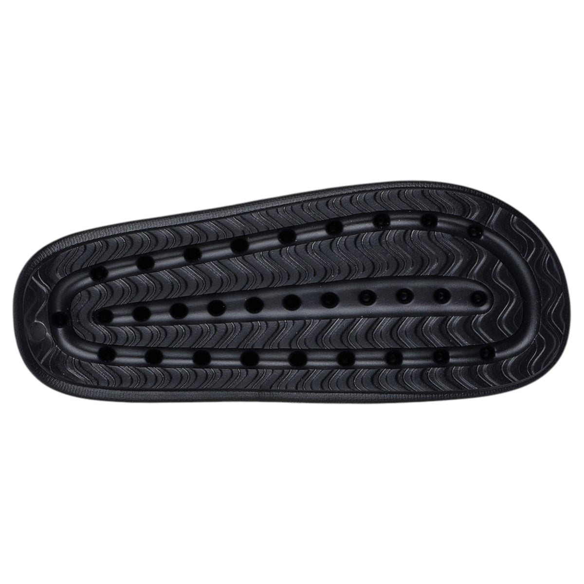 Mens Skechers Arch Fit Horizon-Heatwave Black Sandal Slides