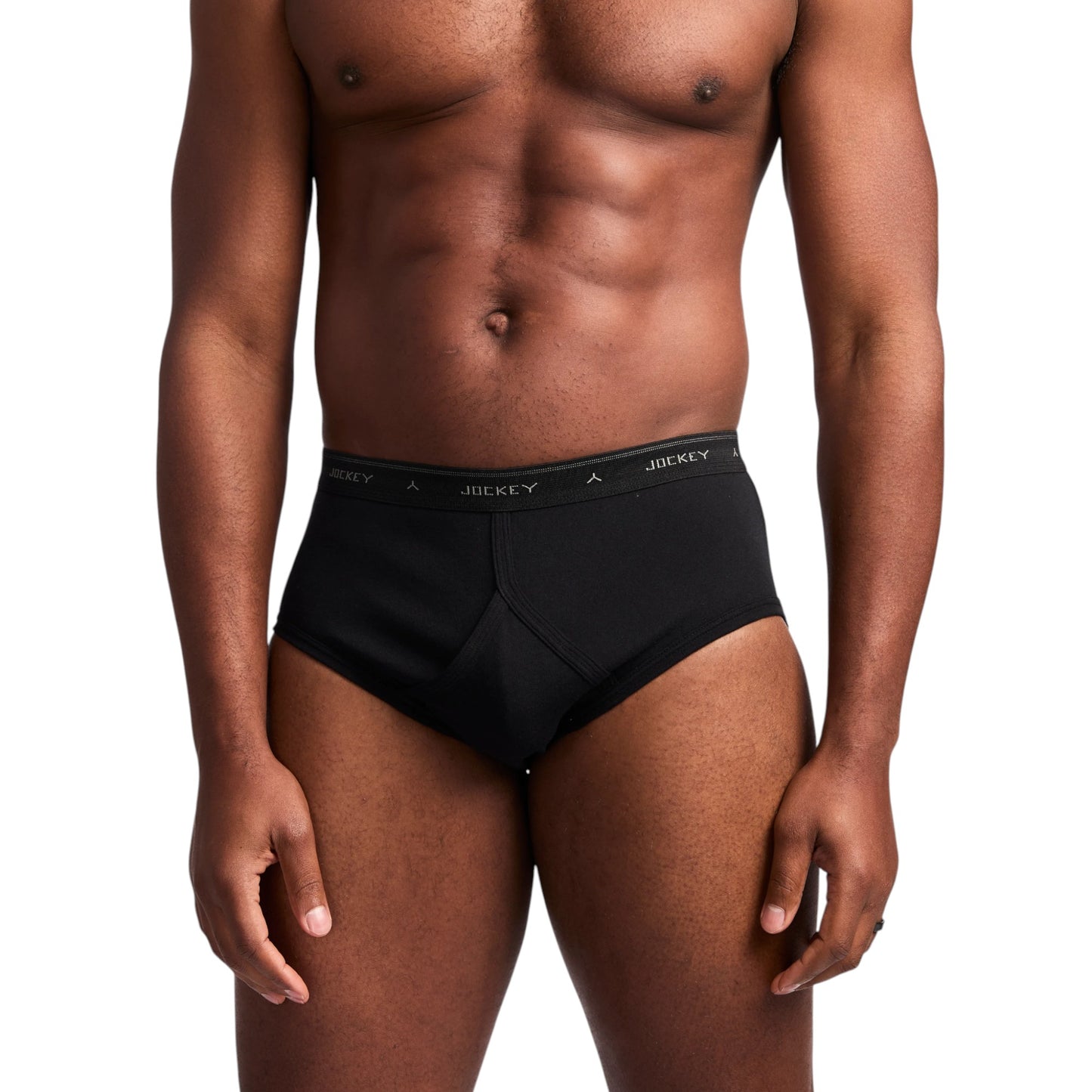 6 Pack Mens Jockey Hipster Y-Front Briefs Underwear Black