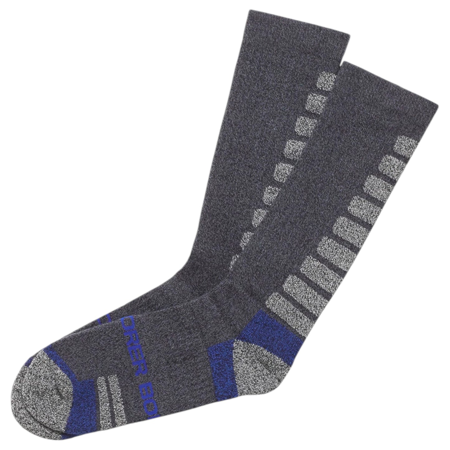 12 Pairs Mens Bonds Explorer Tech Crew Socks Grey/Blue