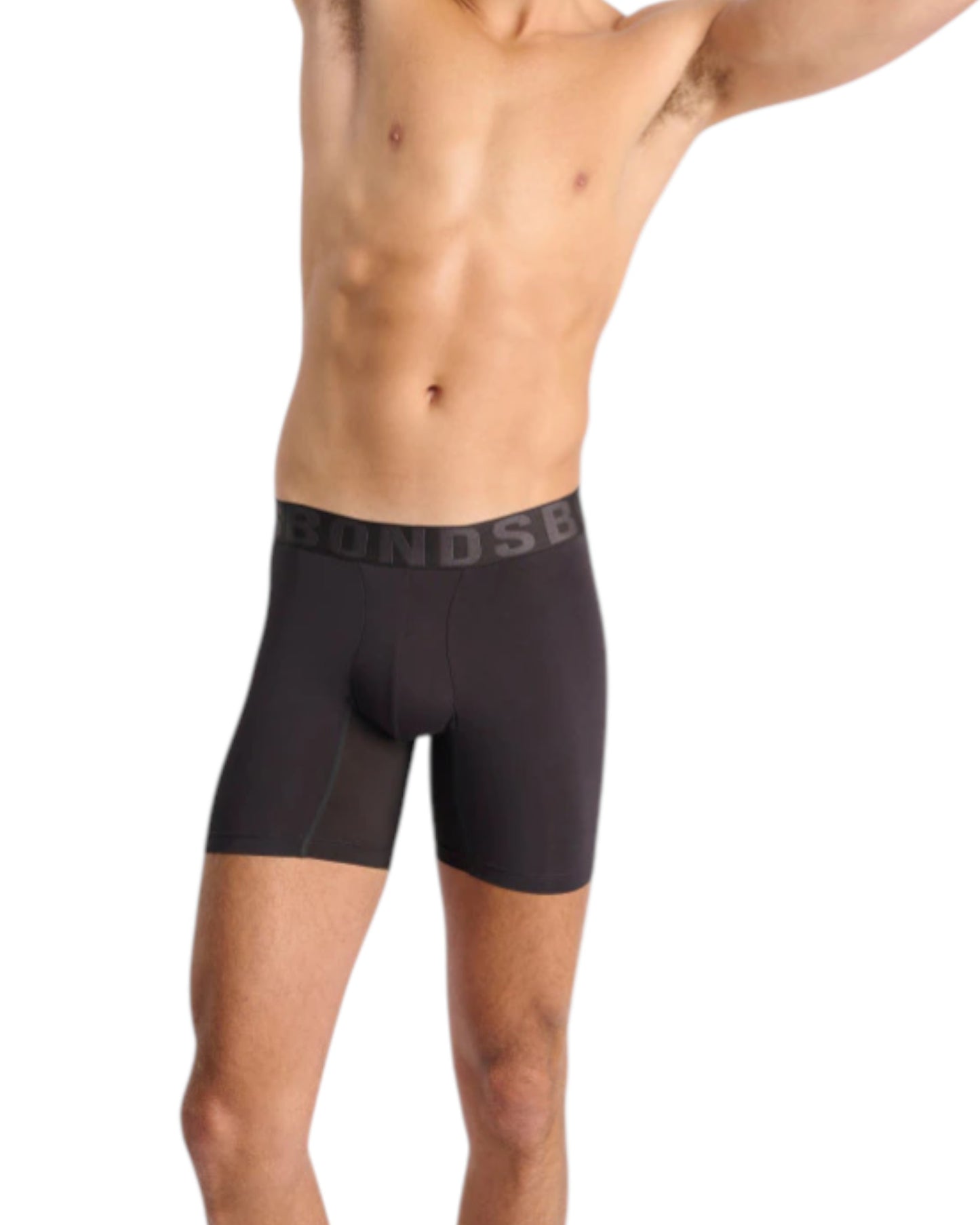 6 Pack Mens Bonds Chafe Off Trunks Underwear Red/Charcoal