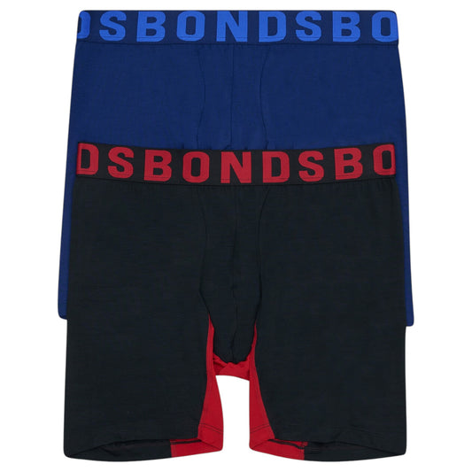 6 Pack Mens Bonds Chafe Off Trunks Underwear Multi