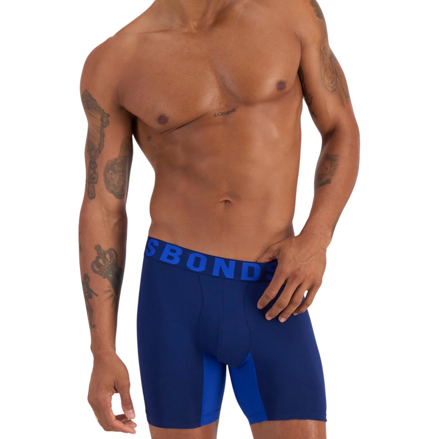 6 Pack Mens Bonds Chafe Off Trunks Underwear Multi