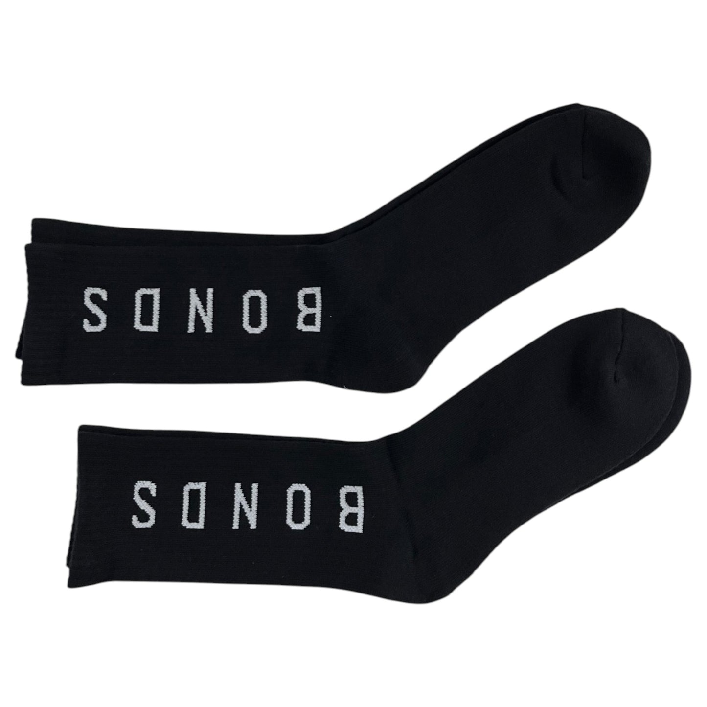 2 Pack Mens Bonds Originals Crew Socks Black