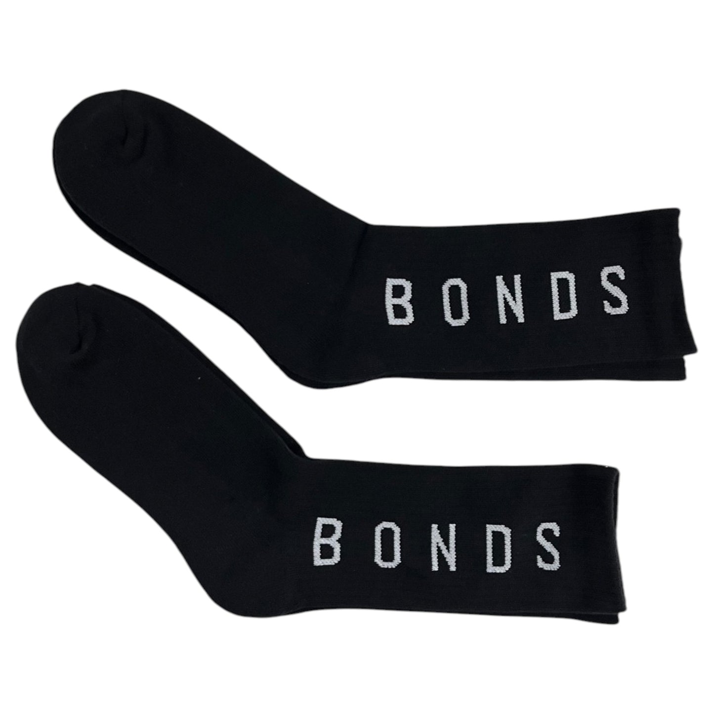 2 Pack Mens Bonds Originals Crew Socks Black