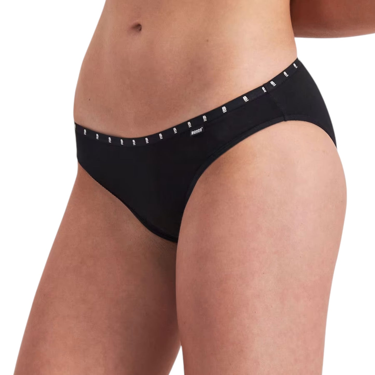 2 Pack Womens Bonds Super ComSeamless Bikini Briefs Underwear Black/Nude