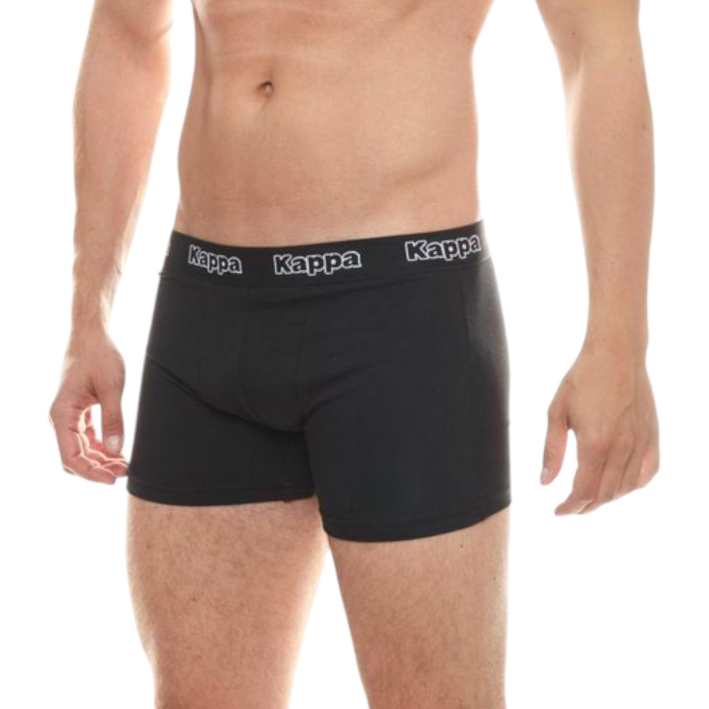 6 Pack Mens Kappa Boxers Trunks Underwear Black/Black