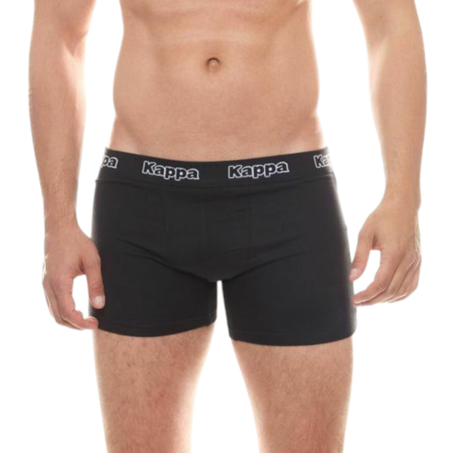 6 Pack Mens Kappa Boxers Trunks Underwear Black/Black