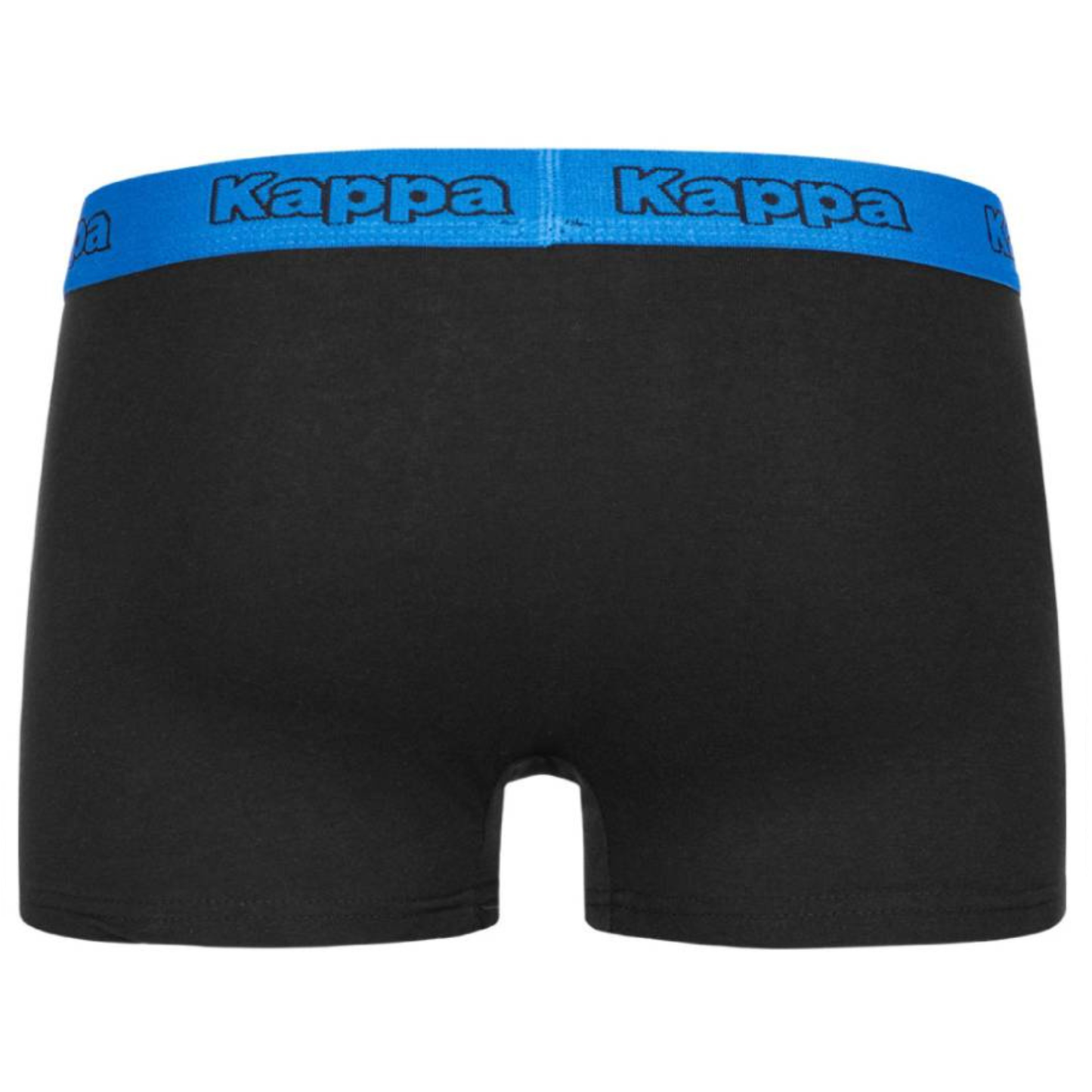 2 Pack Mens Kappa Boxers Trunks Underwear Black/Blue Sea