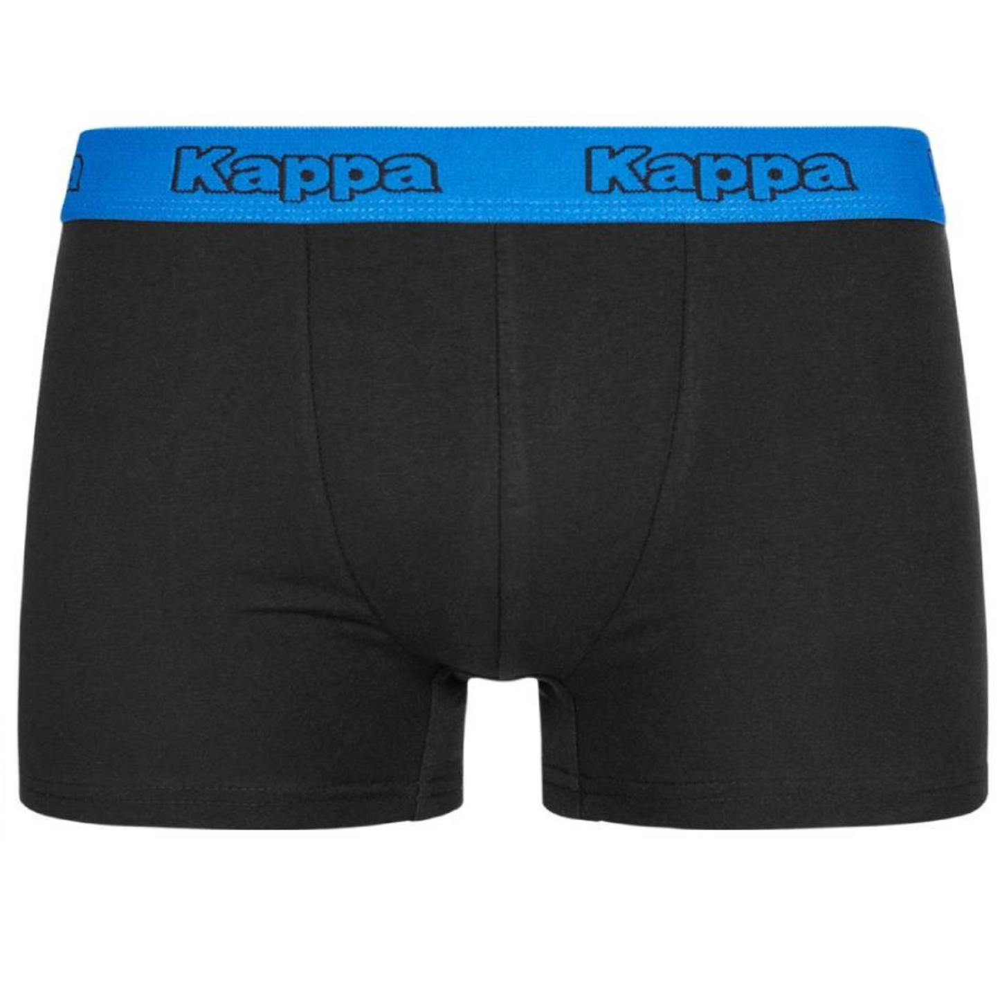 2 Pack Mens Kappa Boxers Trunks Underwear Black/Blue Sea