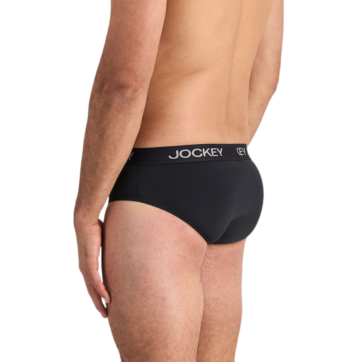 6 Pack Mens Jockey Chafe Proof Pouch Briefs Underwear Black/Grey