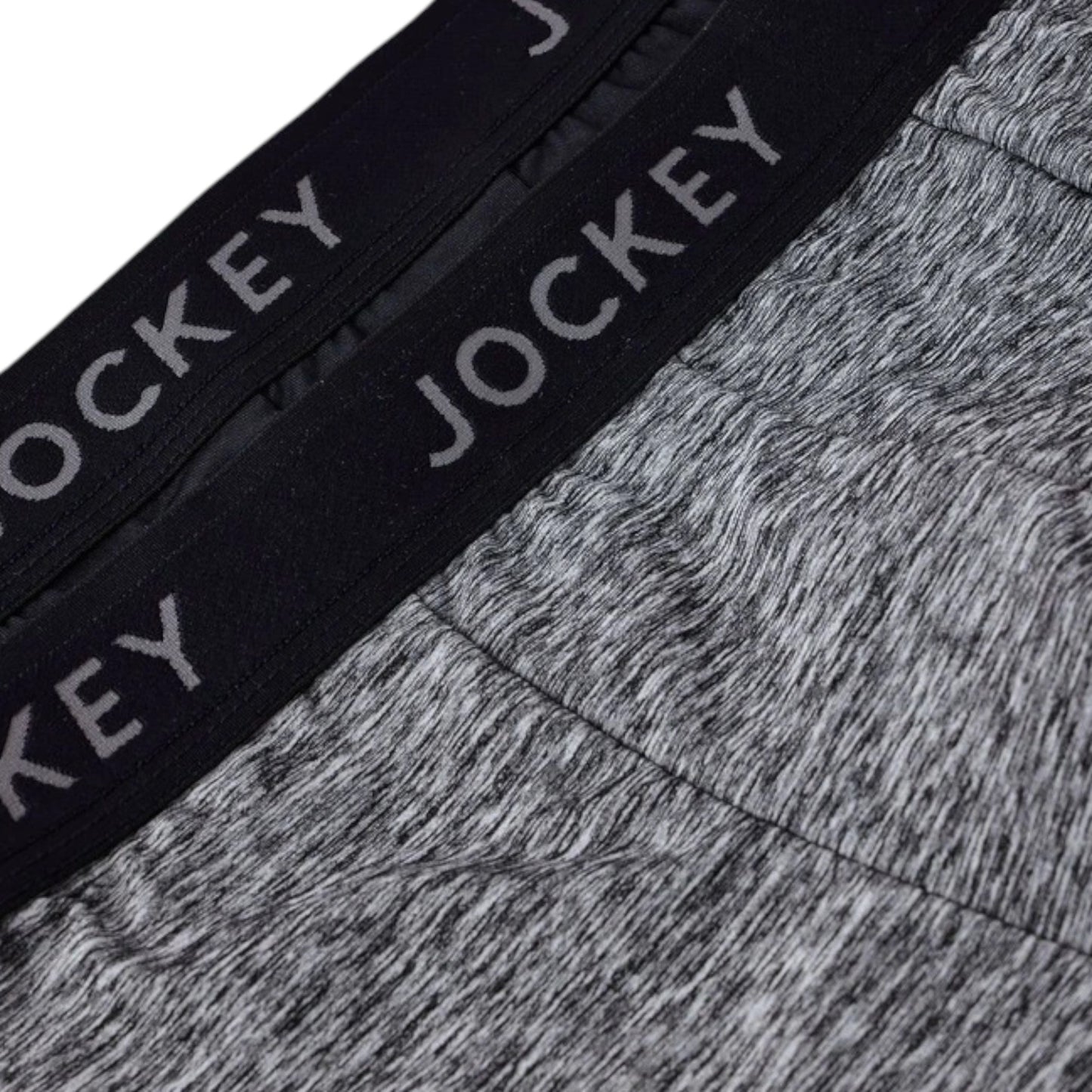 2 x Mens Jockey Comfort Classics Microfibre Trunks Black Marle Underwear