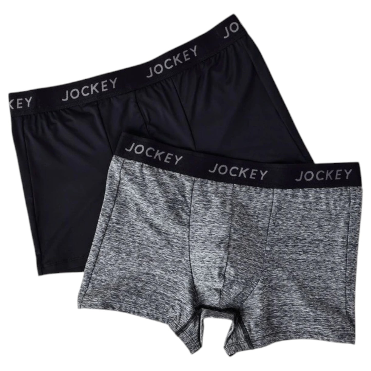 6 Pack Mens Jockey Comfort Classics Microfibre Trunks Underwear Black Marle