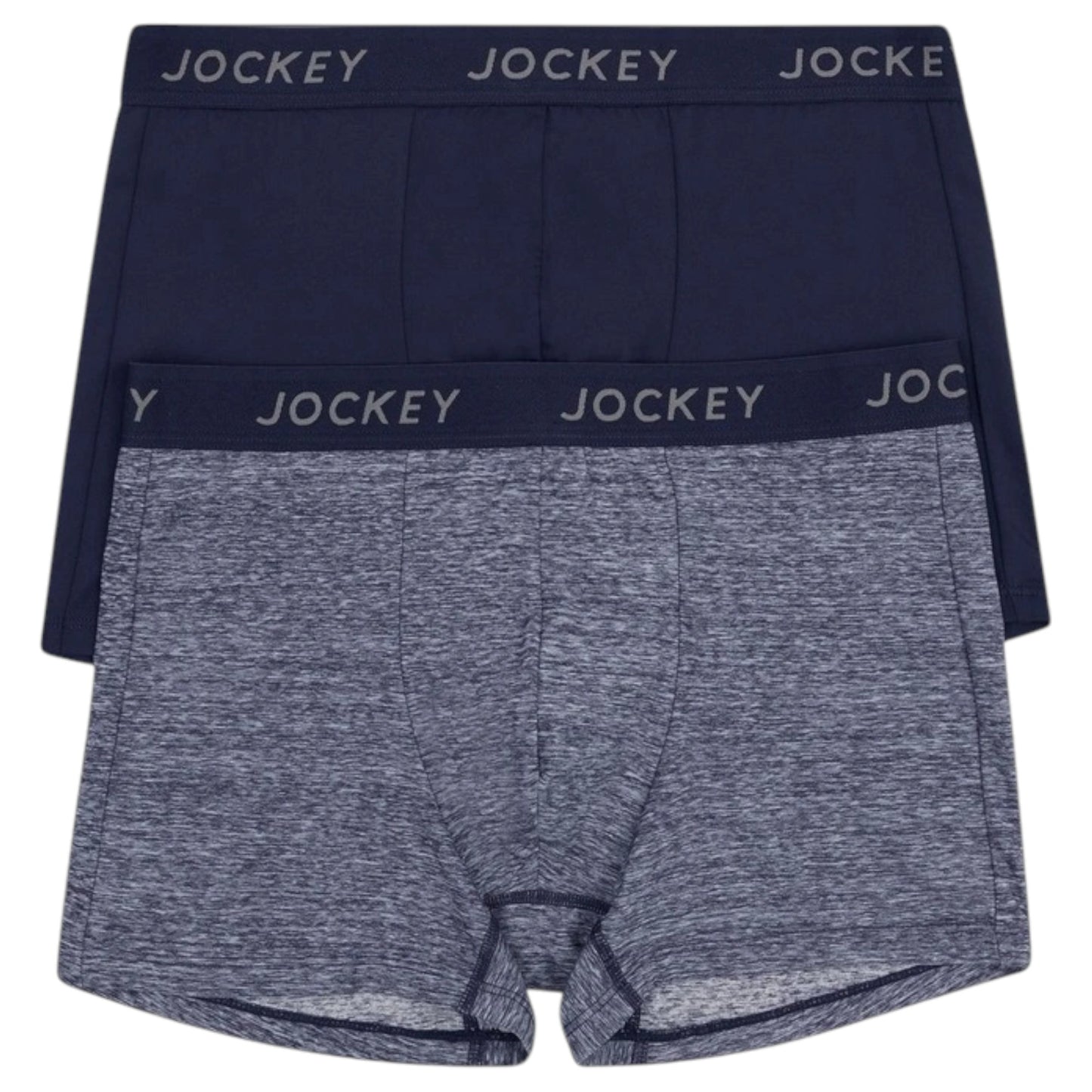 6 Pack Mens Jockey Comfort Classics Microfibre Trunks Underwear Navy Marle