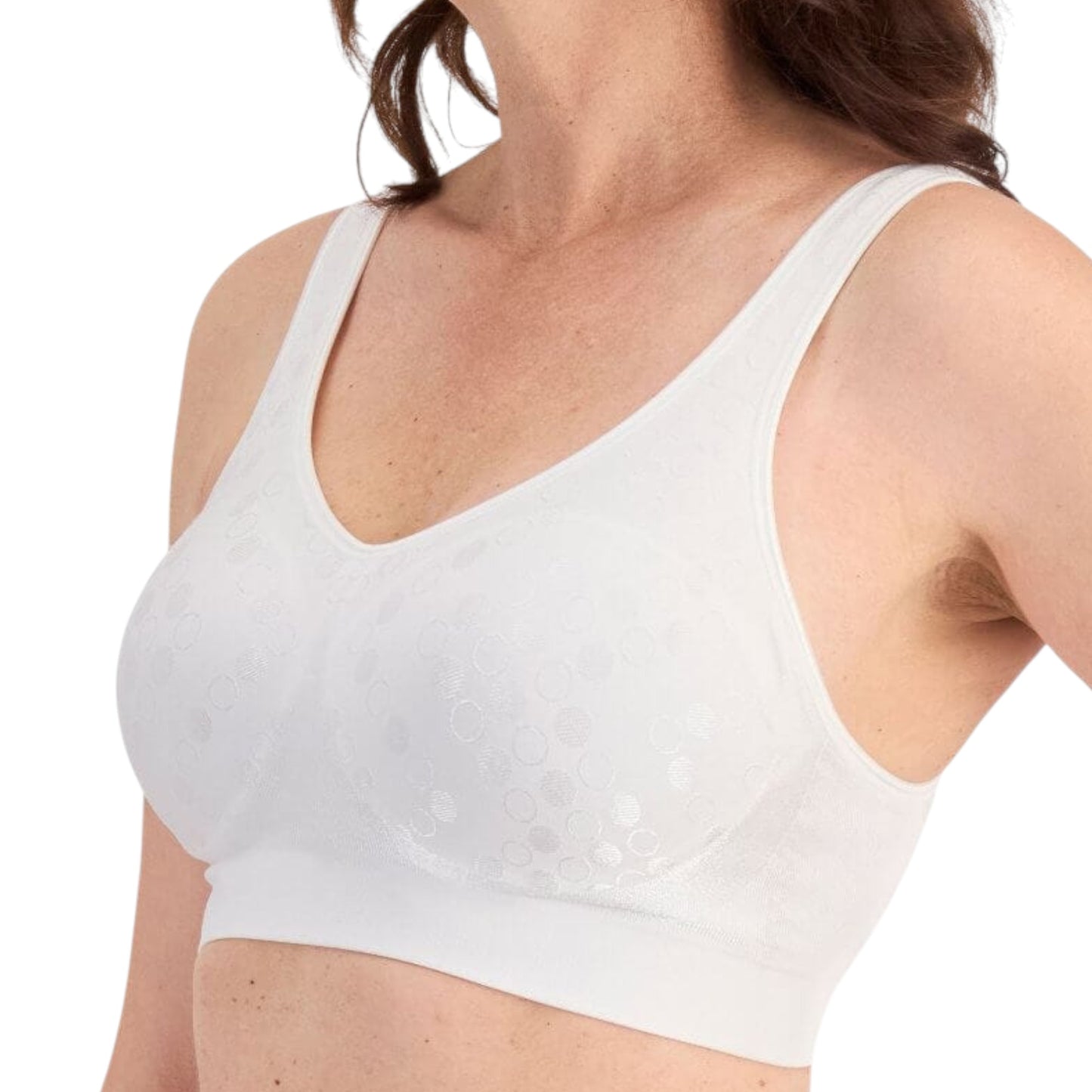 2 Pack Womens Playtex Comfort Revolution Wirefree Bra Blush/White