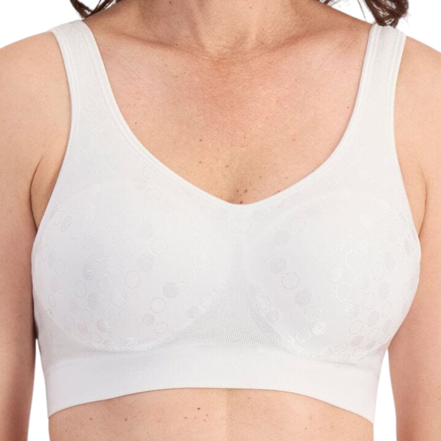 2 Pack Womens Playtex Comfort Revolution Wirefree Bra Blush/White