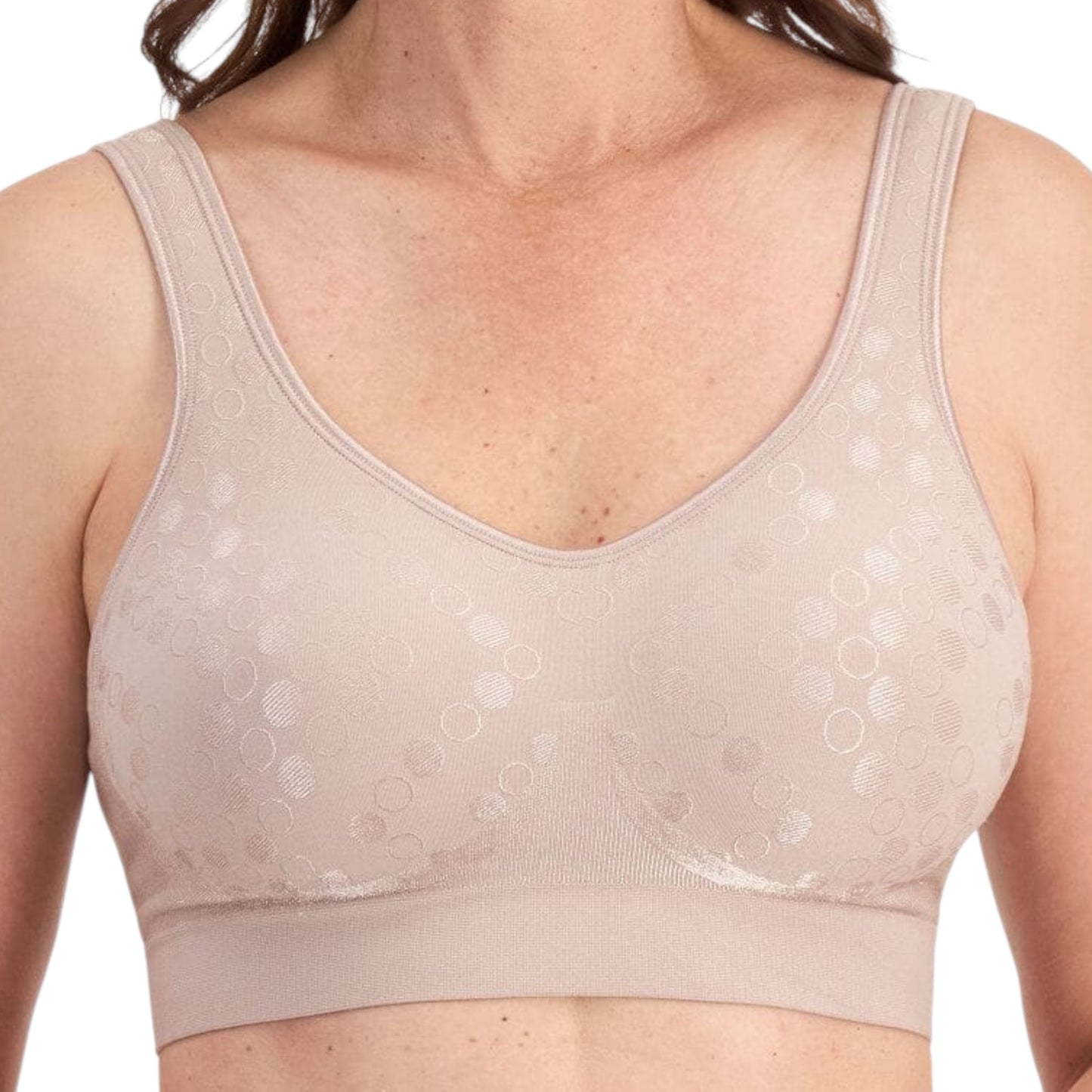 2 Pack Womens Playtex Comfort Revolution Wirefree Bra Blush/White