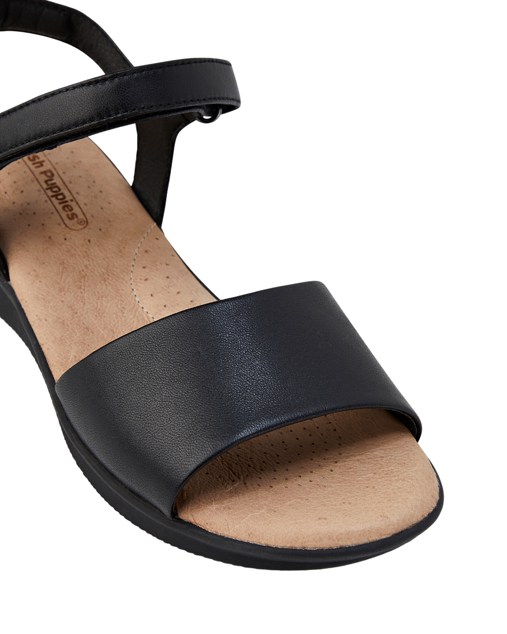 Womens Hush Puppies Nigella Pl Sandals Black