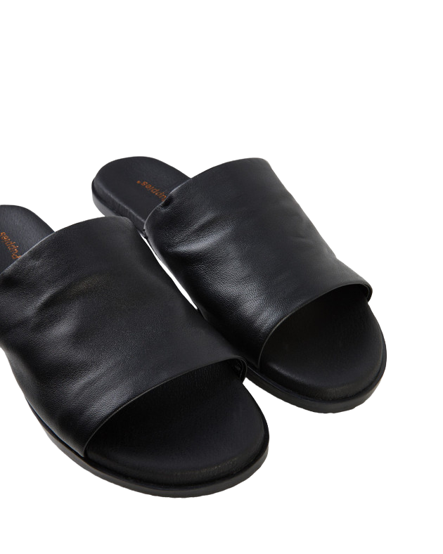 Womens Hush Puppies Paradise Slides Black