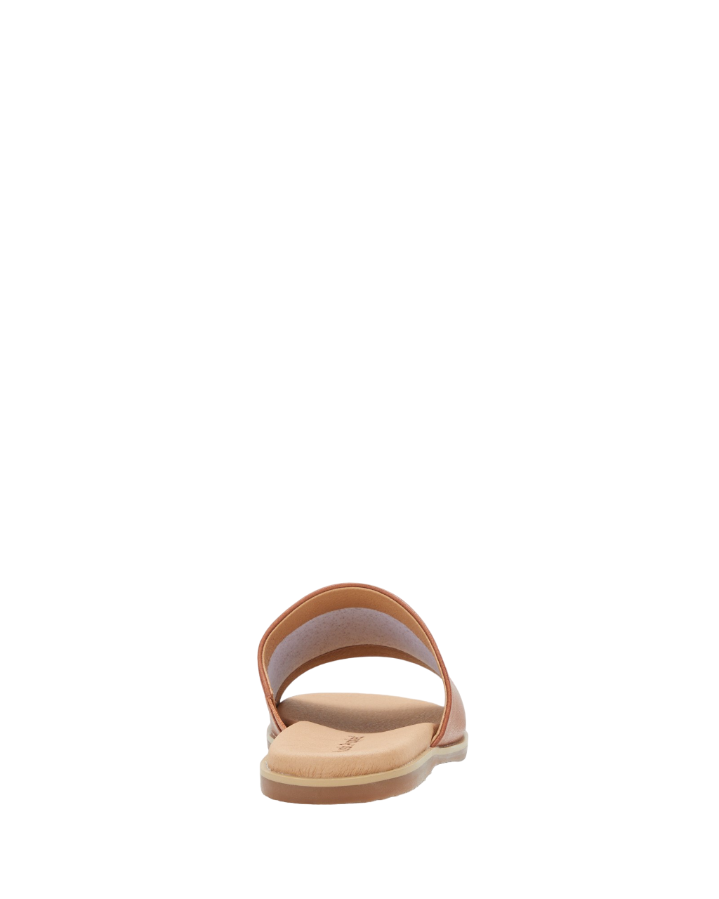 Womens Hush Puppies Paradise Slides Dark Tan