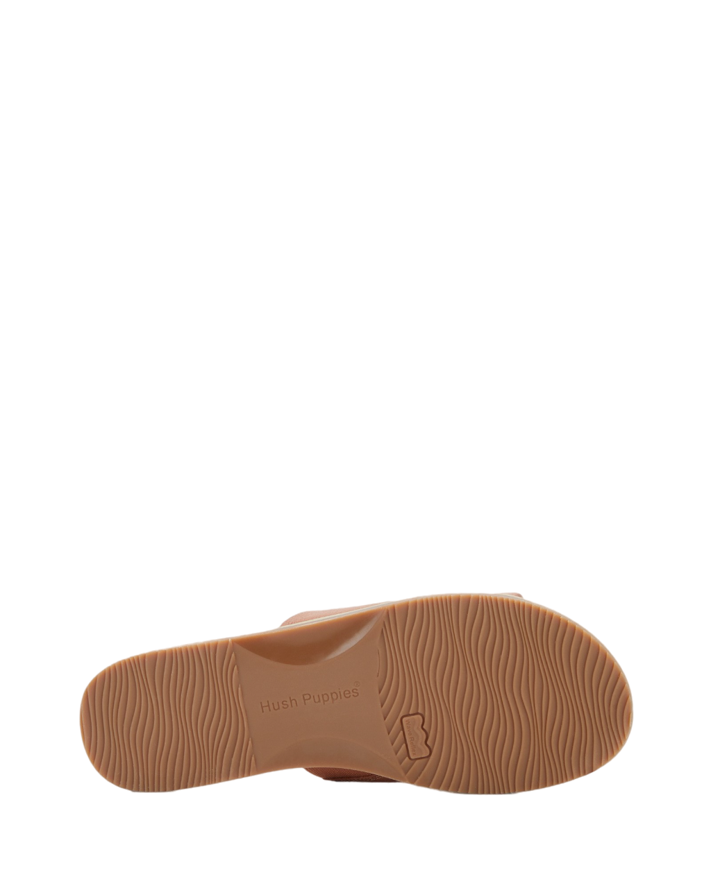 Womens Hush Puppies Paradise Slides Dark Tan