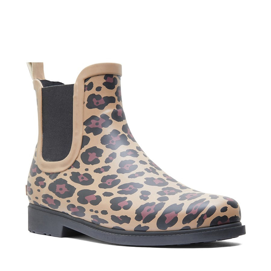 Womens Hush Puppies Muddy Boots Leopard