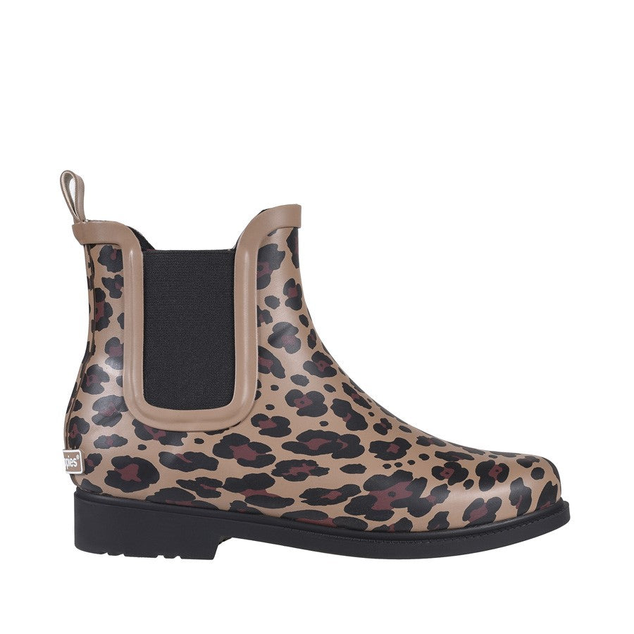 Womens Hush Puppies Muddy Boots Leopard