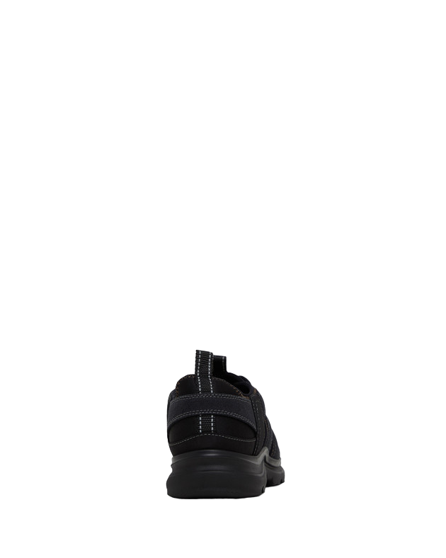 Hush Puppies Mens Black Asir Comfort Shoes Slide Sandals