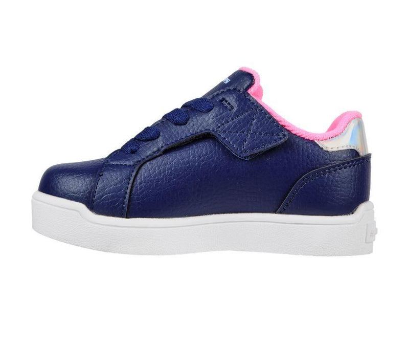 Infants Girls Skechers E-Pro Duratronz 2.0 Blue/Pink Toddler Shoes