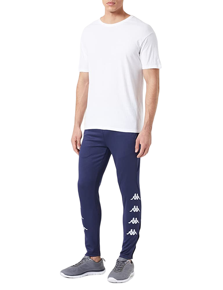 Mens Kappa Training Dolcedo Trackies Blue Marine