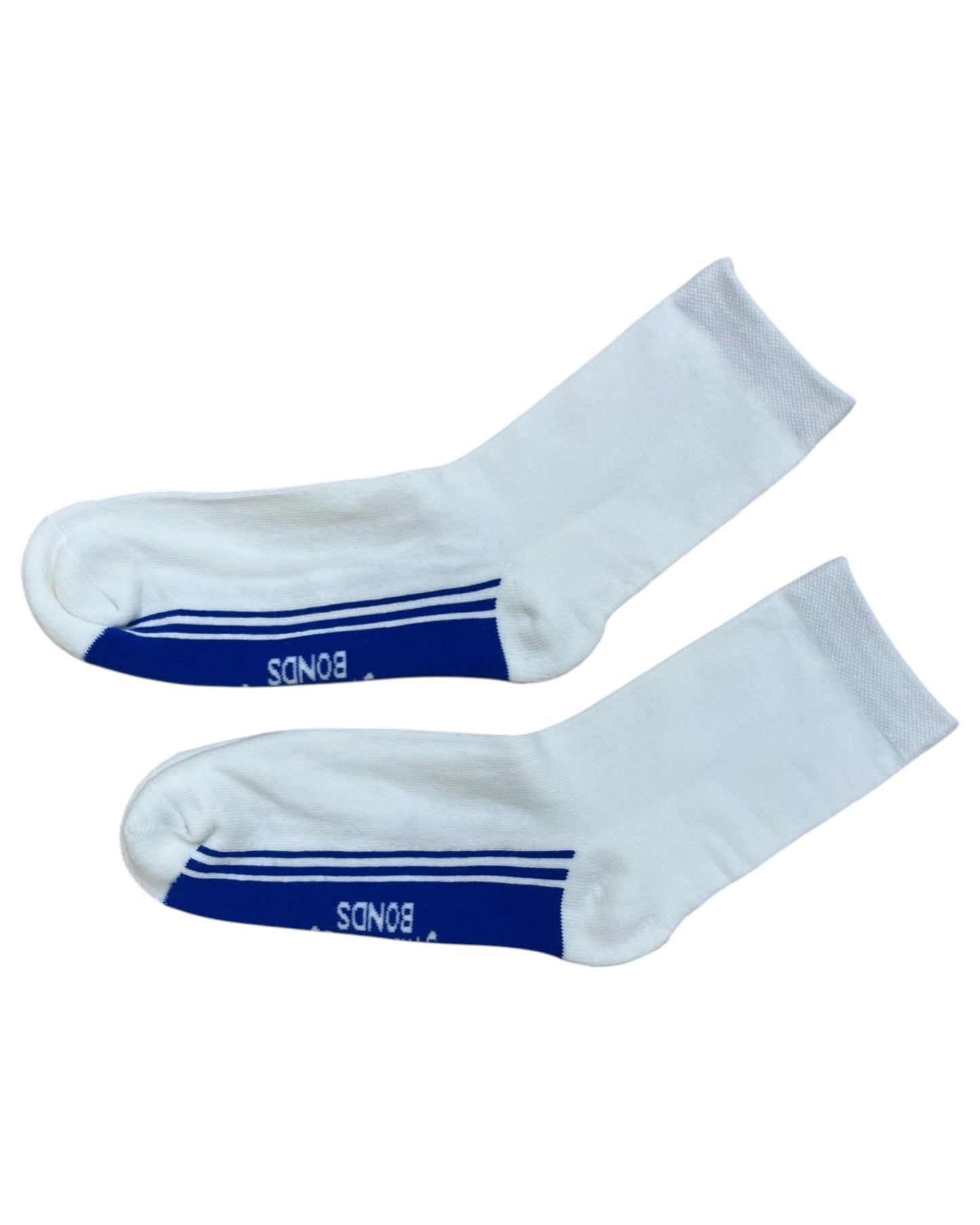 12 Pack Mens Bonds Stretchables Cushioned Quarter Crew Socks White